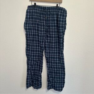 Men’s Faded Glory Navy Flannel Sweatpants – Size Large